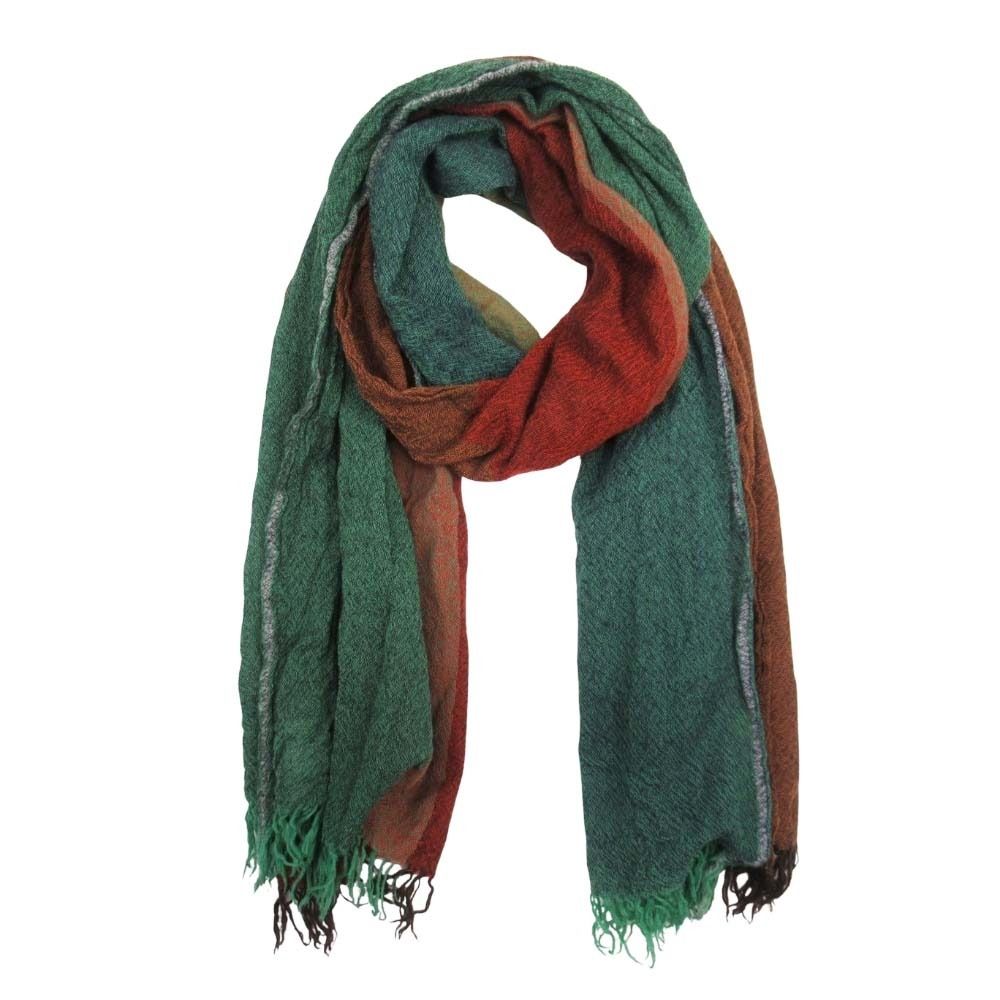 新品同様 22aw Y's Yohji Yamamoto ワイズ 2枚接ぎ マフラー 薄手