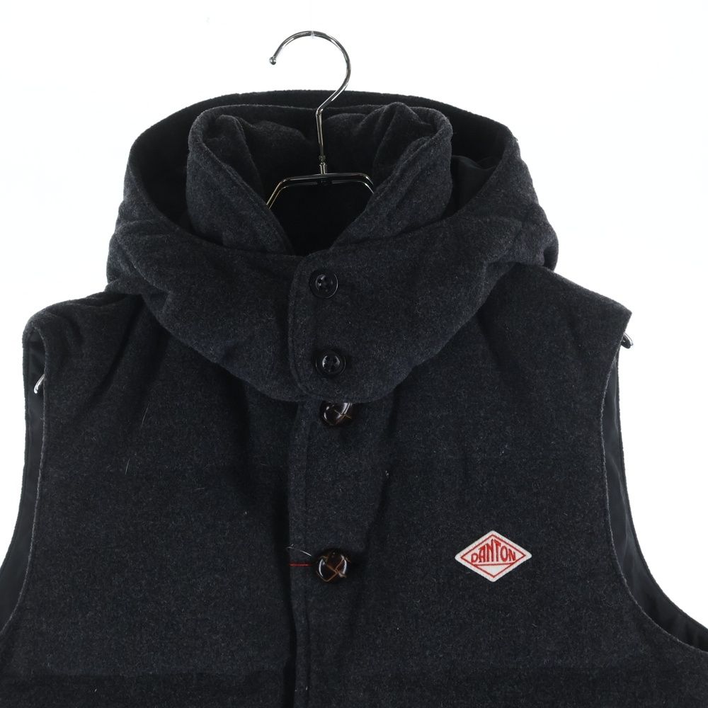 DANTON (ダントン) ×BEAMS別注 ウールモッサ ダウンベスト グレー JD