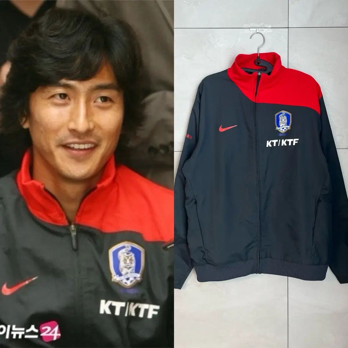 ナイキ 08-10 韓国 韓国国家代表 支給品 ウィンドブレーカー XL - メルカリ