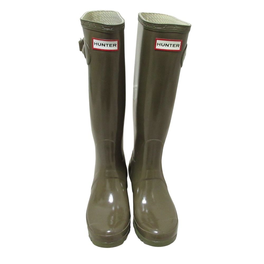 美品 HUNTER ハンター レインブーツ ロングブーツ 長靴 UK5 24.0cm程度