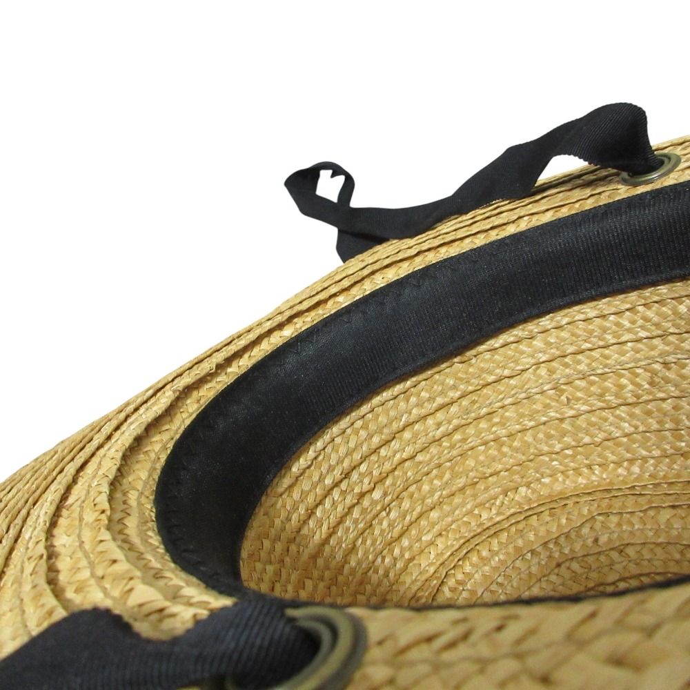 良品 la maison de lyllis ラメゾンドリリス ストローハット 麦わら