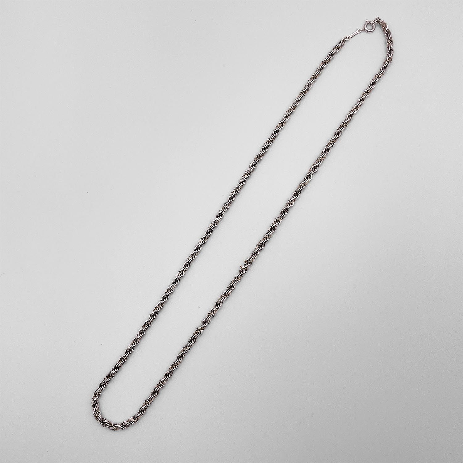 Tiffany&Co. ティファニー 46cm ツイストロープ ネックレス チェーン