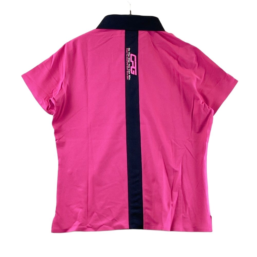 サイズ：LL CPG GOLF シーピージーゴルフ フロントロゴ 半袖ポロシャツ