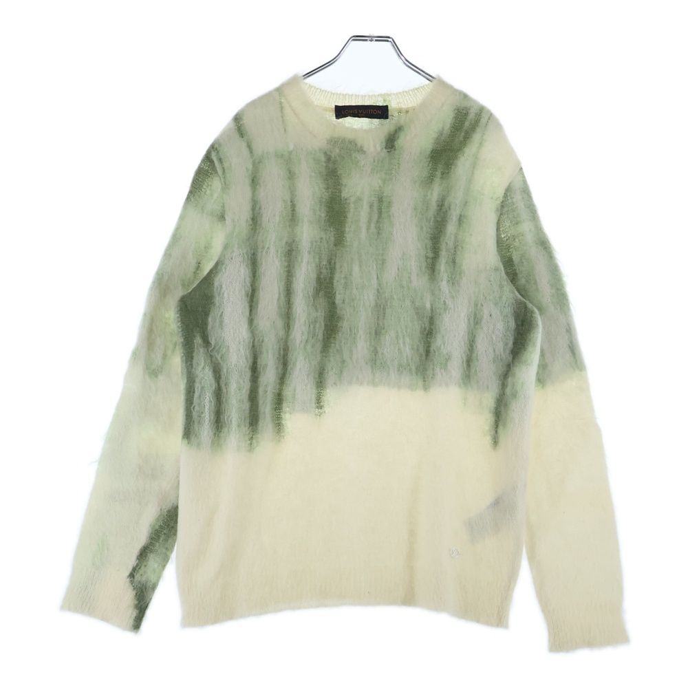 LOUIS VUITTON ルイヴィトン　ニット　XS LOUIS VUITTON (ルイヴィトン) 19SS プレースドブラッシュドインタ