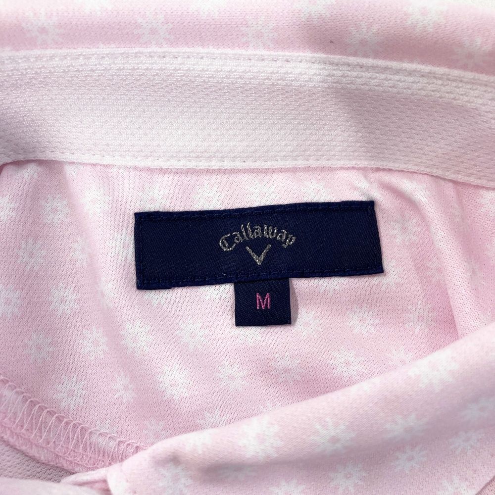 サイズ：M CALLAWAY キャロウェイ 2024年モデル 半袖ポロシャツ 花柄