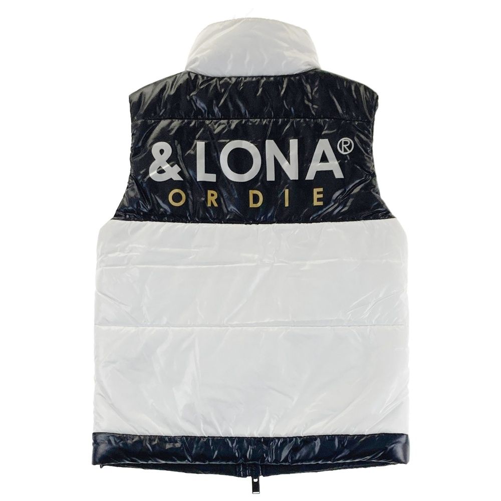 サイズ：46 MARK&LONA マークアンドロナ 中綿 ジップベスト ホワイト系