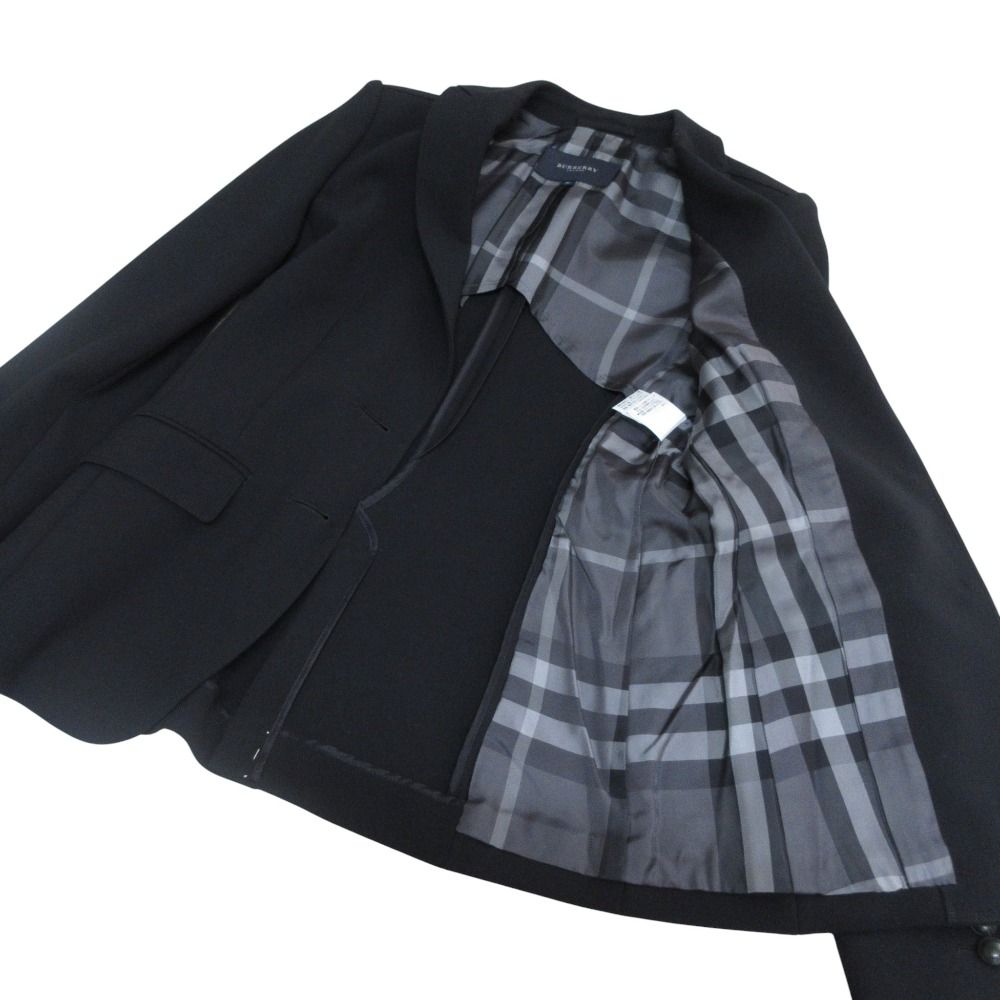 未使用級 バーバリーロンドン テーラードジャケット 裏地ノバチェック 38 未使用 BURBERRY LONDON バーバリーロンドン 裏ノバチェック