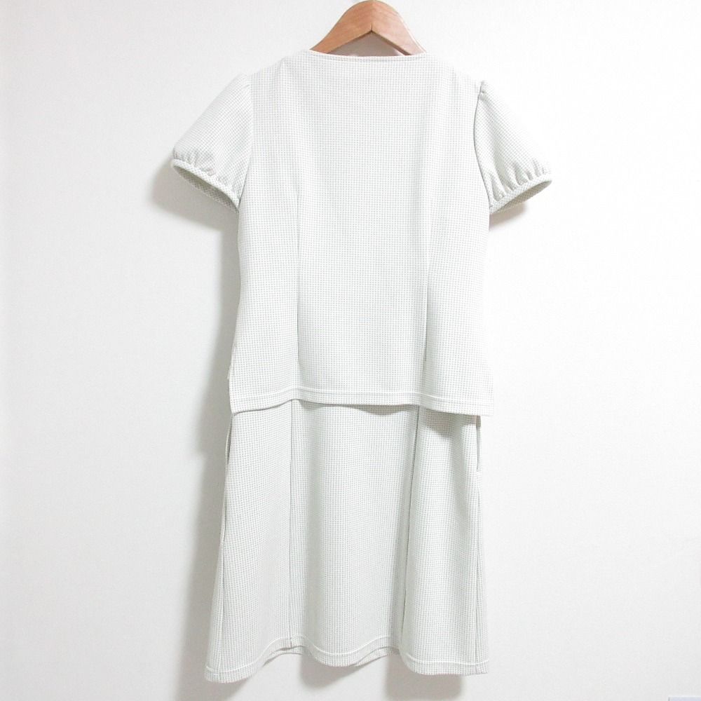 良品 Rene ルネ ワンピース パールボタン フリルブラウス 2点セット