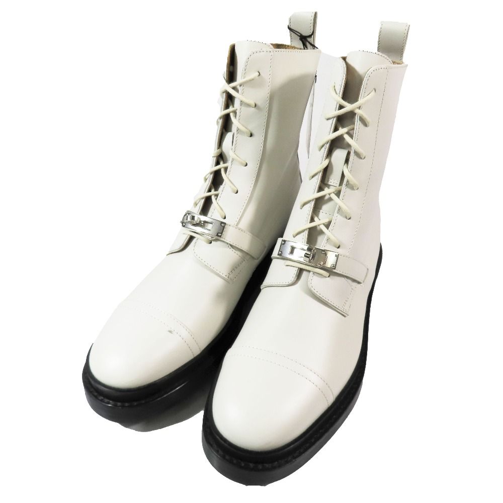 未使用 HERMES エルメス ファンク ケリーバックル レザー ショート