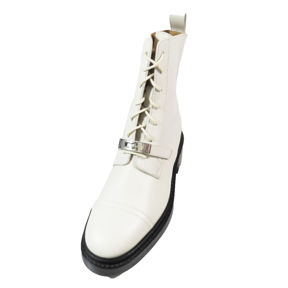 未使用 HERMES エルメス ファンク ケリーバックル レザー ショート