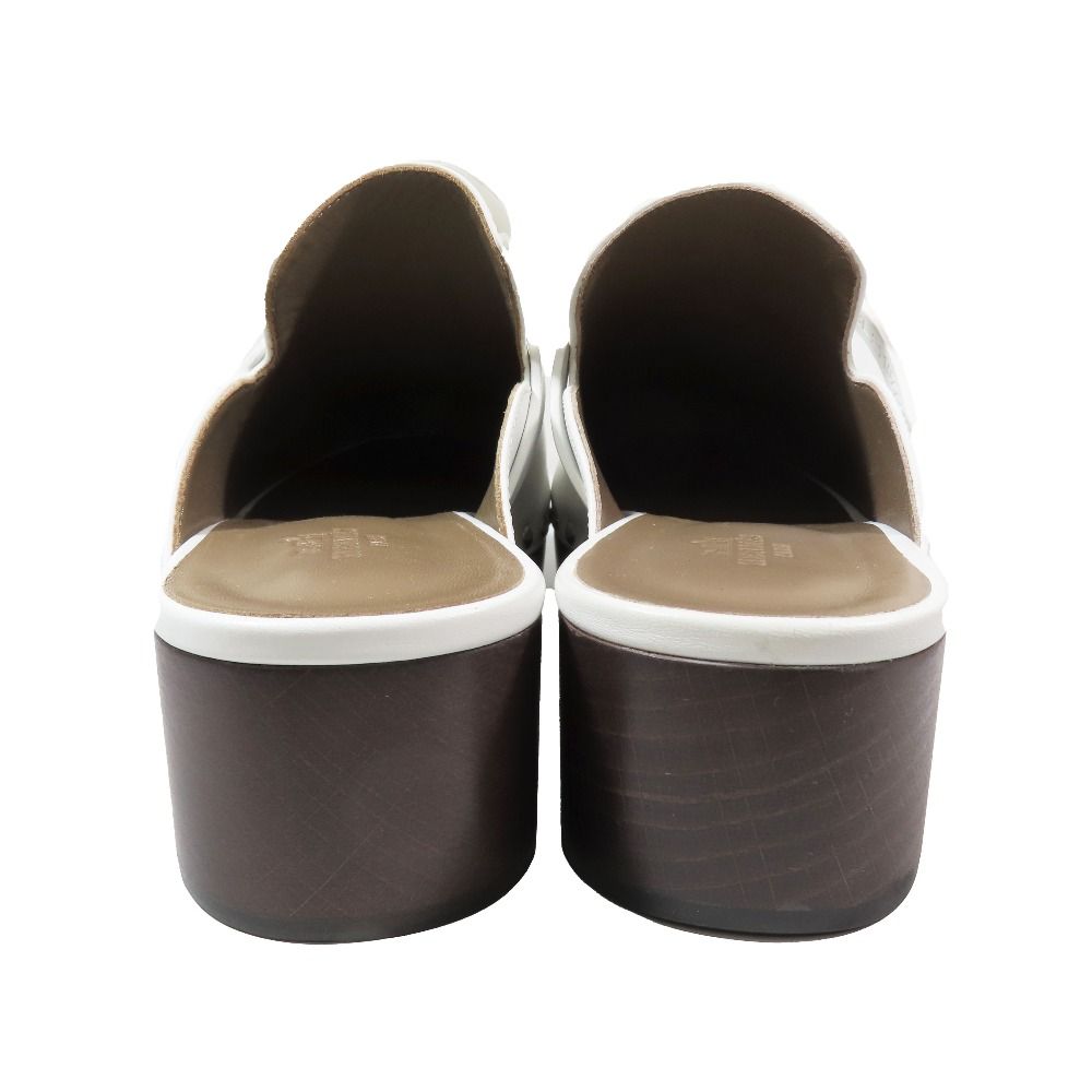 未使用 HERMES エルメス ミュール カルロッタ ケリーバックル サボ