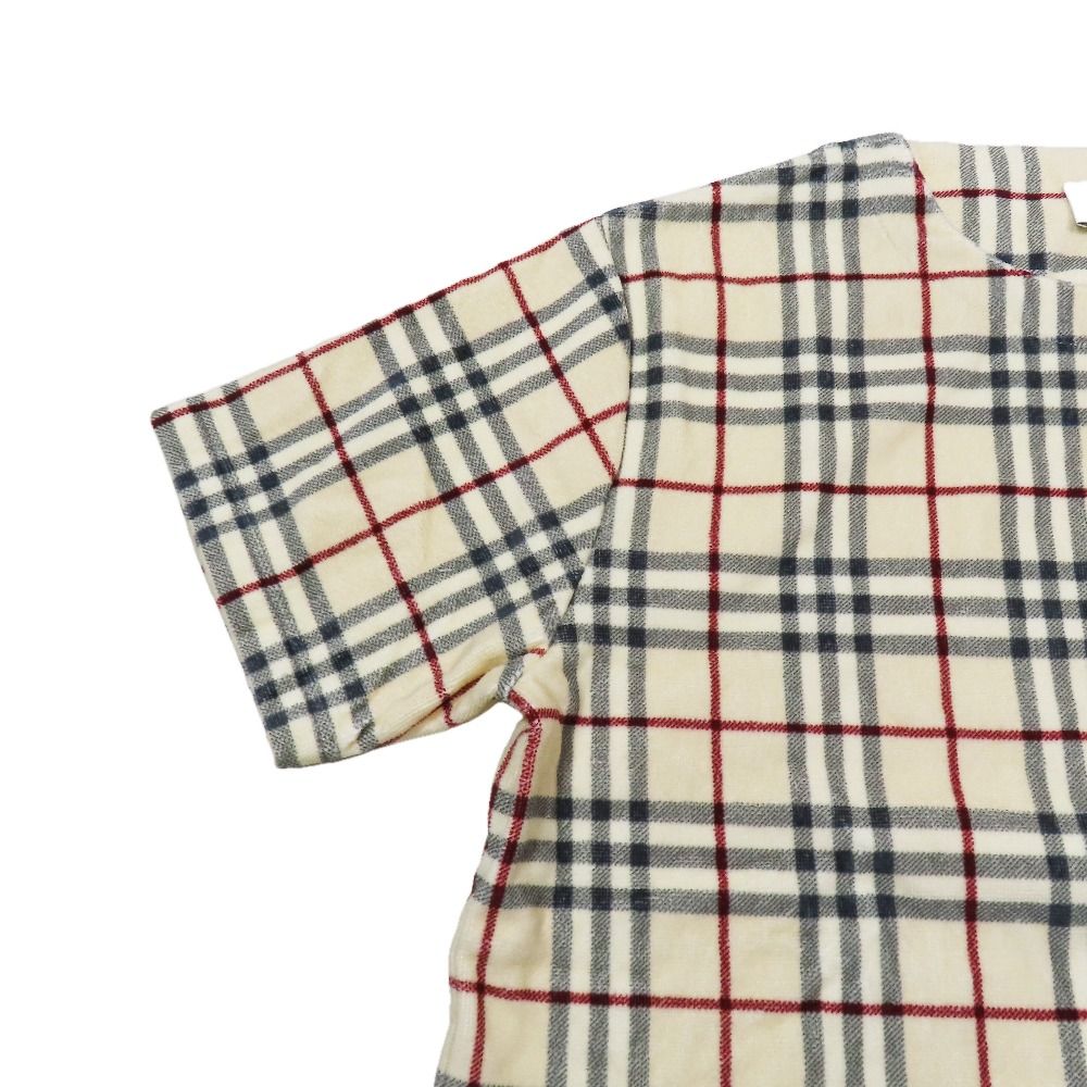 未使用 BURBERRY バーバリー ノバチェック コットン100％ パイル地