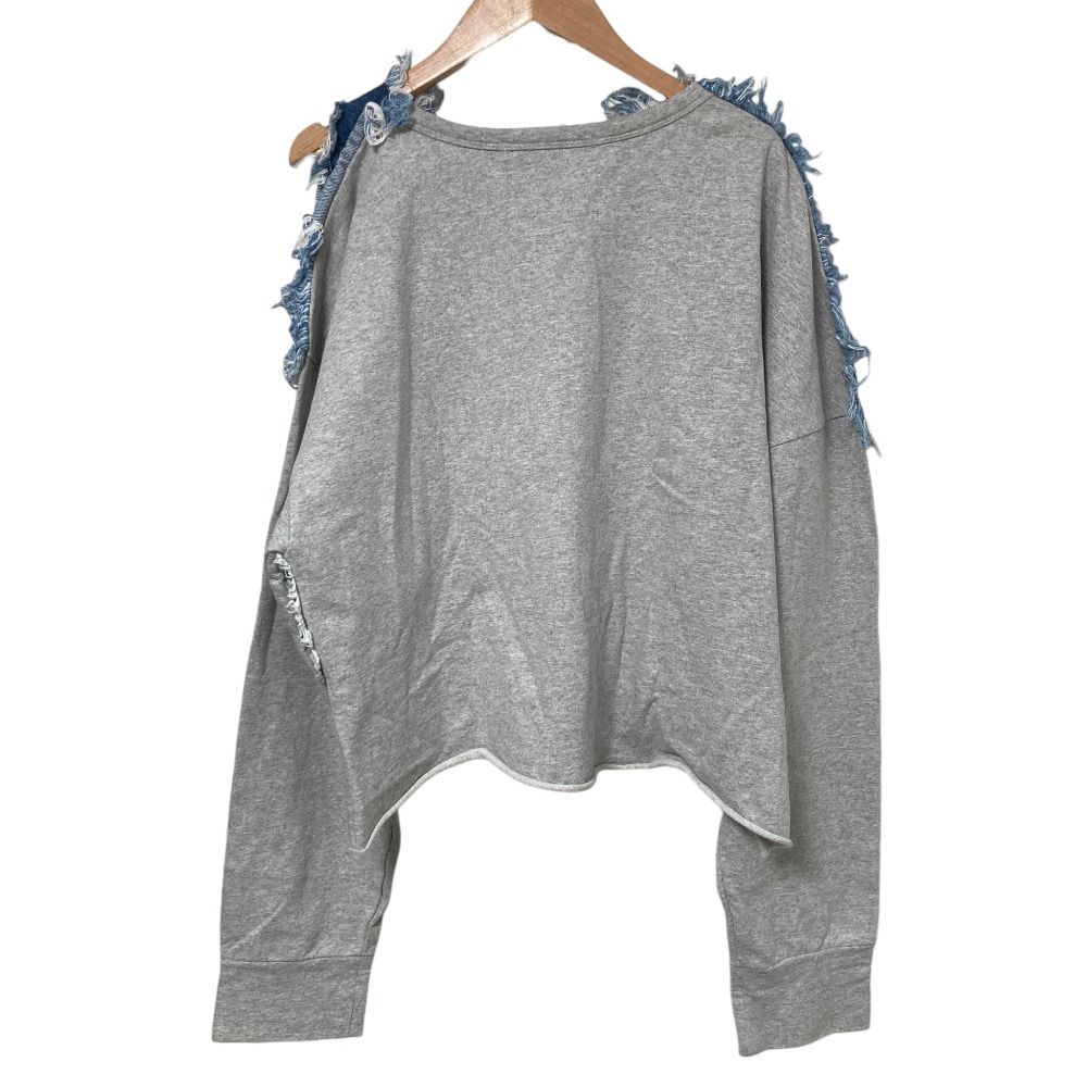 美品 PONY STONE ポニーストーン アシンメトリー デニム ドッキング