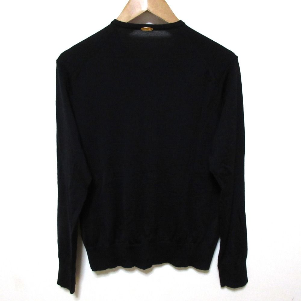 ドゥーズィエムクラス クルーネックカーディガン カシミヤ混 定価2,5万