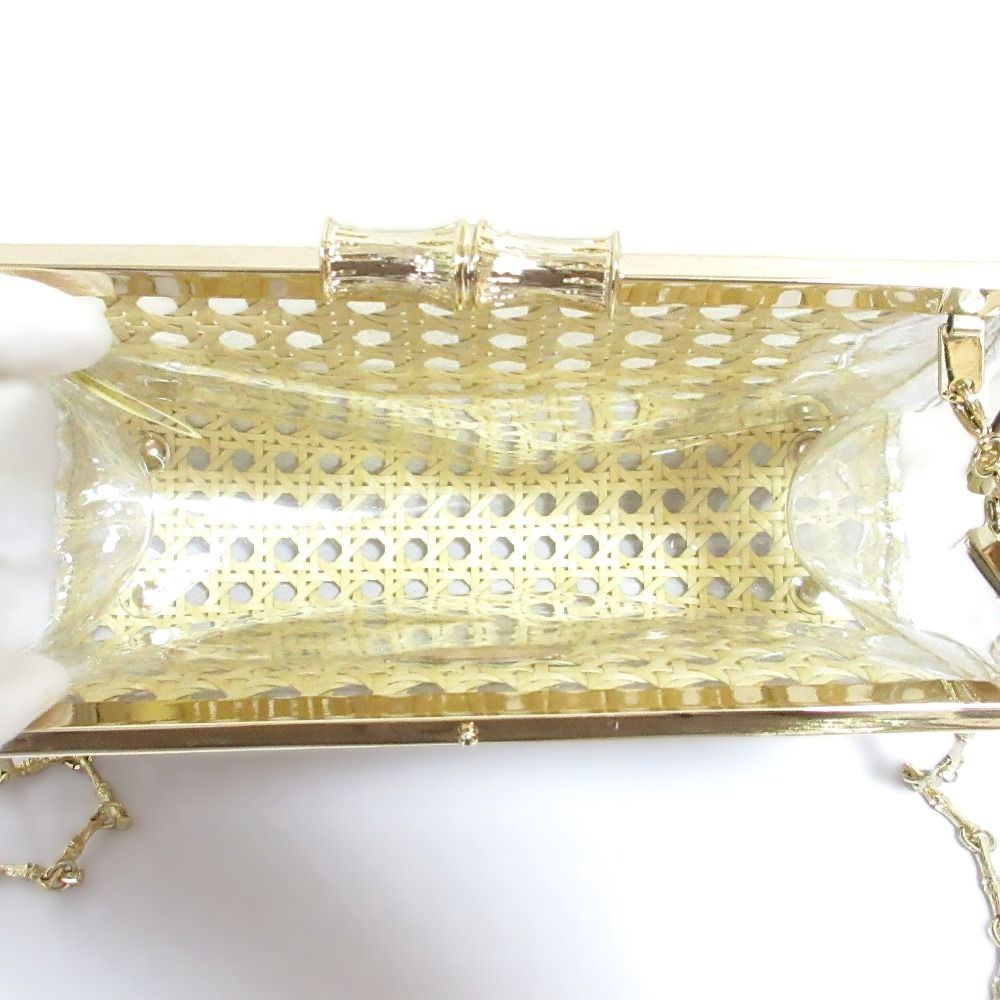 美品 kate spade new york ケイトスペードニューヨーク PVC パーティ