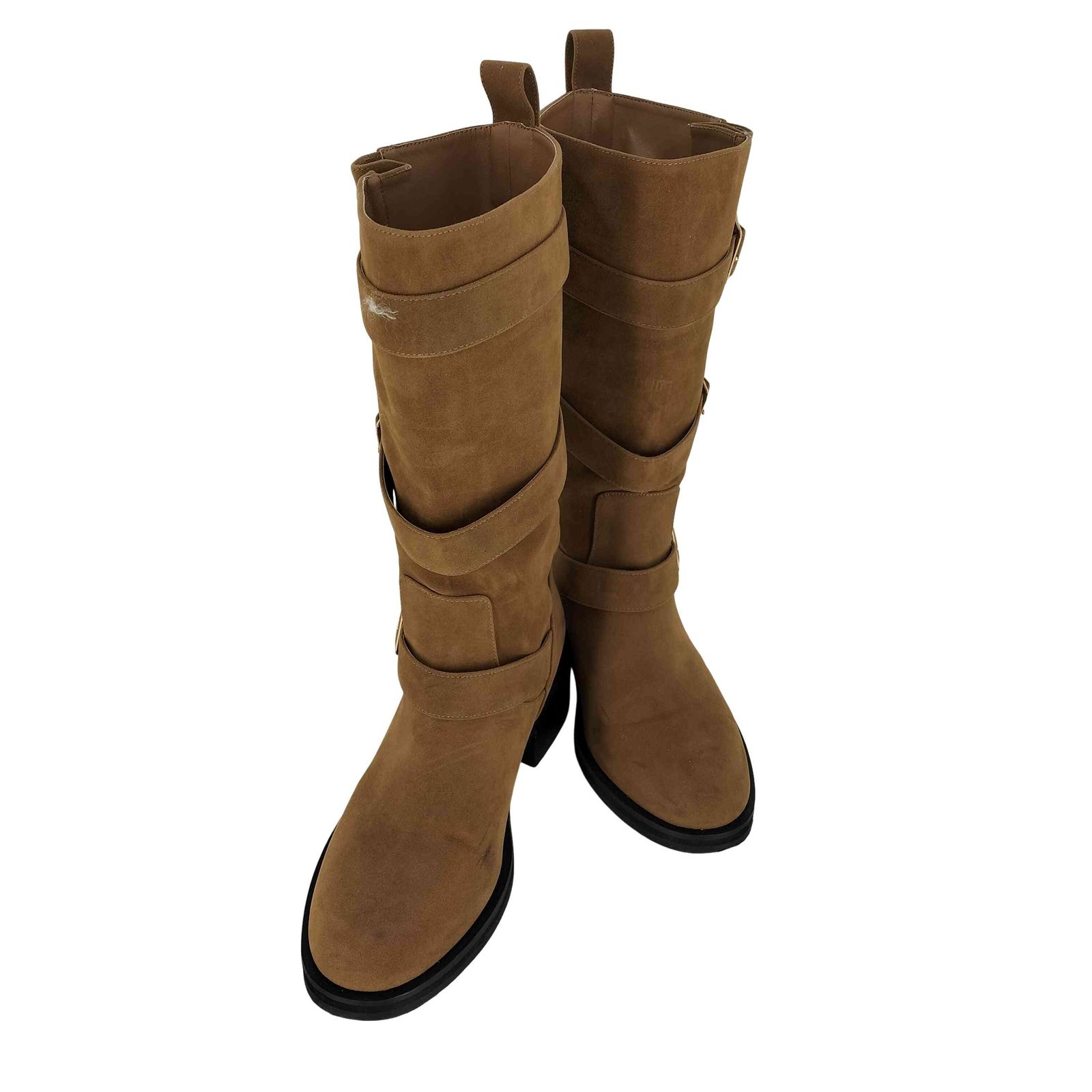 リリーブラウン Lily Brown 25ss 3バックルミドルブーツ レディース