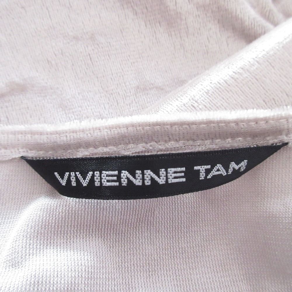 美品 VIVIENNE TAM ヴィヴィアンタム ベロアブラウス カットソー 0