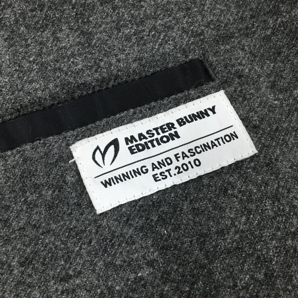 超美品】マスターバニー スカート グレー×黒 サイド裾プリーツ ウール