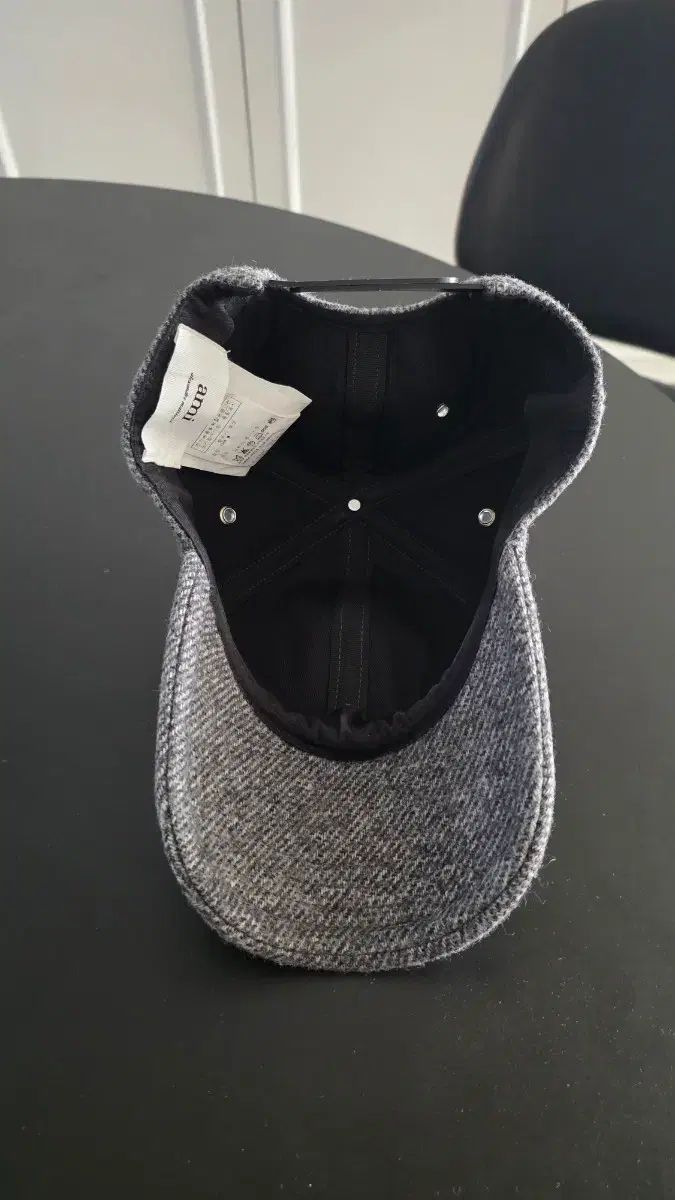ami(アミ) ハート ロゴ ウール ベースボールキャップ グレー - メルカリ