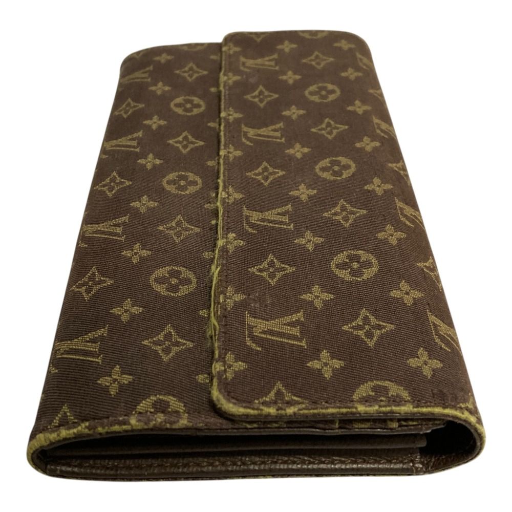 ルイ・ヴィトン 長財布 ブラウン モノグラム LOUIS VUITTON ルイヴィトン モノグラム ミニ ラン ポルトフォイユ