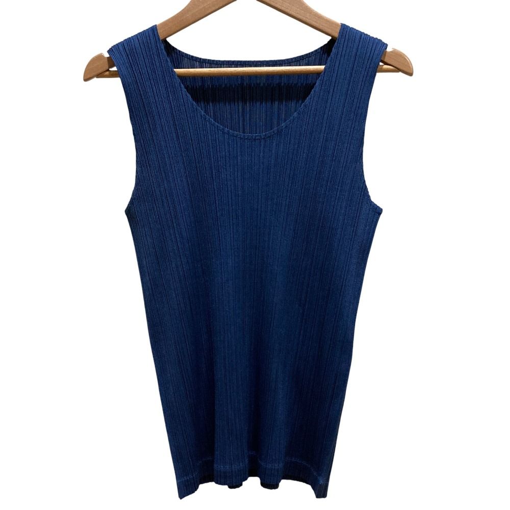 美品 PLEATS PLEASE プリーツプリーズ イッセイミヤケ ノースリーブ