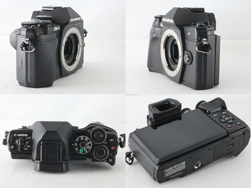 オリンパス OLYMPUS OM-D E-M10 Mark III ボディ ブラック ストラップ