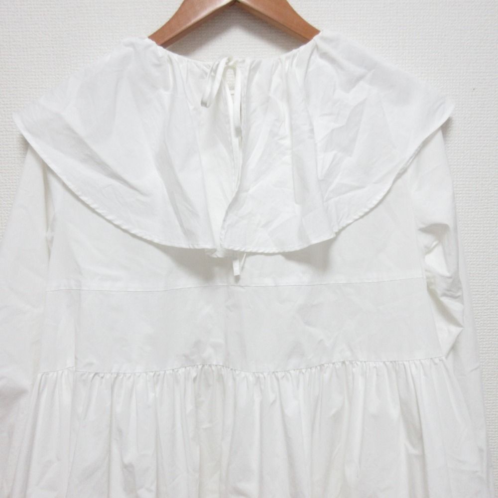 良品 yori ヨリ フリルカラー ティアード チュニック YR2124-111AW