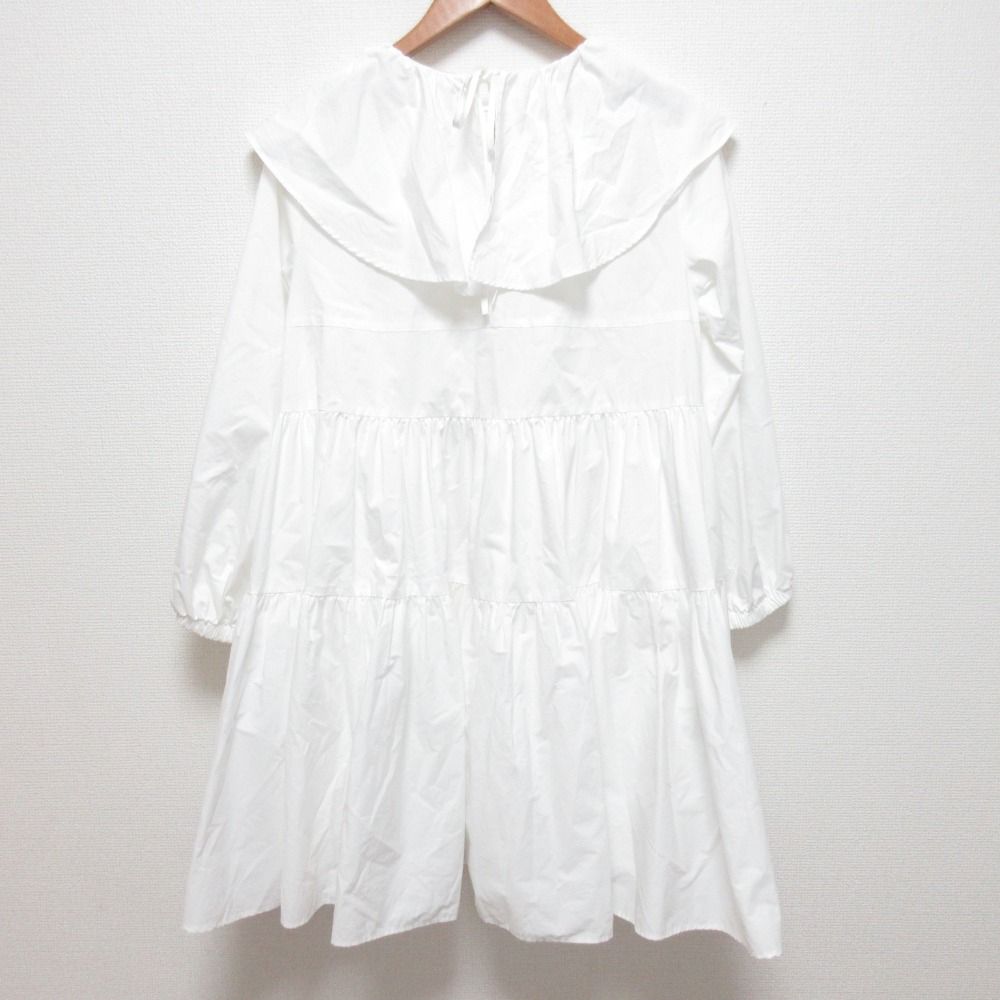 良品 yori ヨリ フリルカラー ティアード チュニック YR2124-111AW