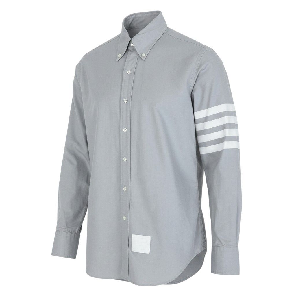63a30 THOM BROWNE トムブラン 4BARストライプ 長袖シャツ ロング