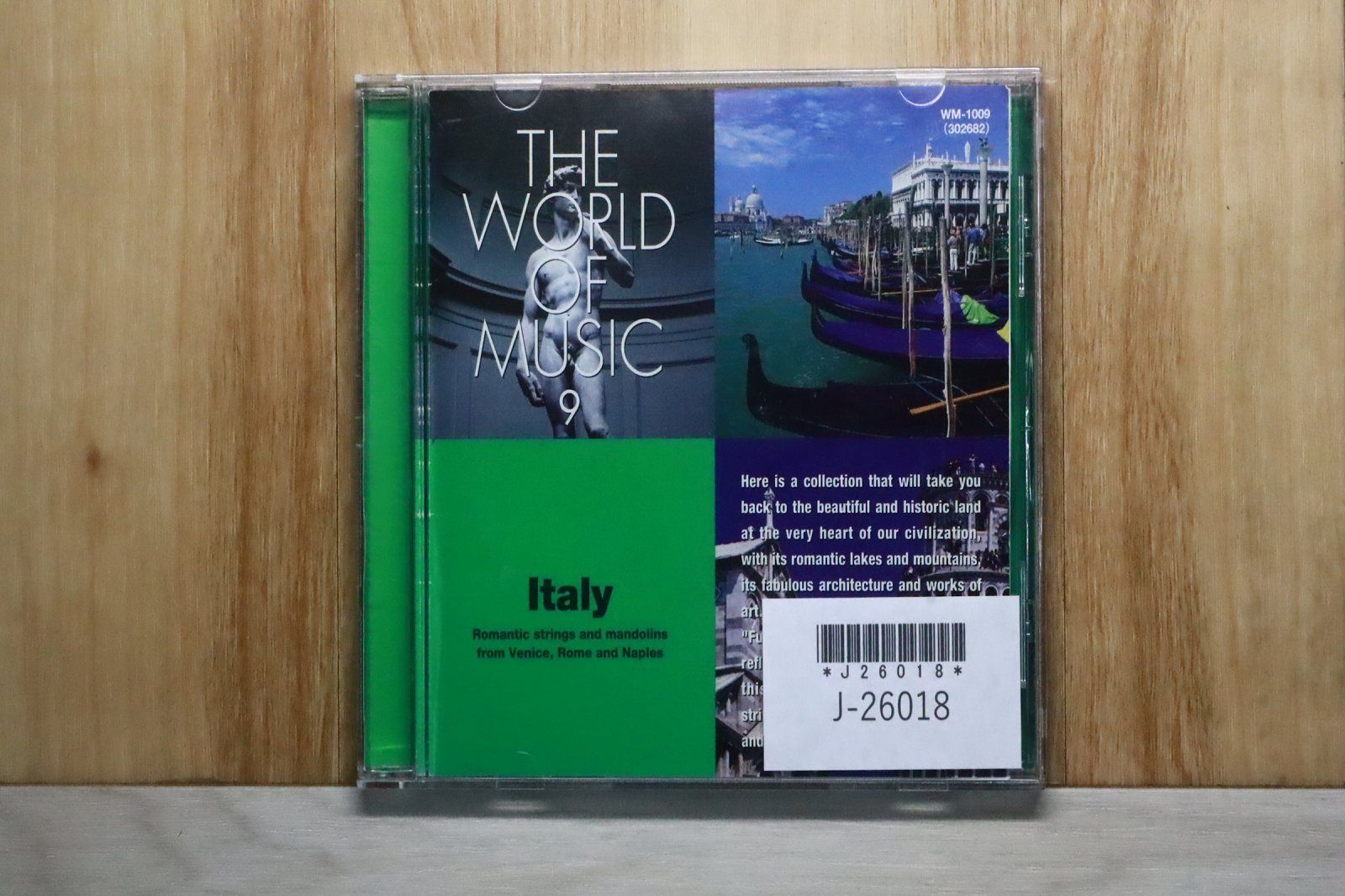 中古CD☆クラシックCD/□ THE WORLD OF MUSIC 9 Italy 【WM1009/++++++