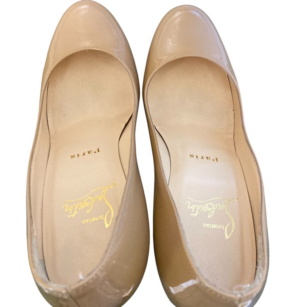 良品 Christian Louboutin クリスチャンルブタン プレーントゥ