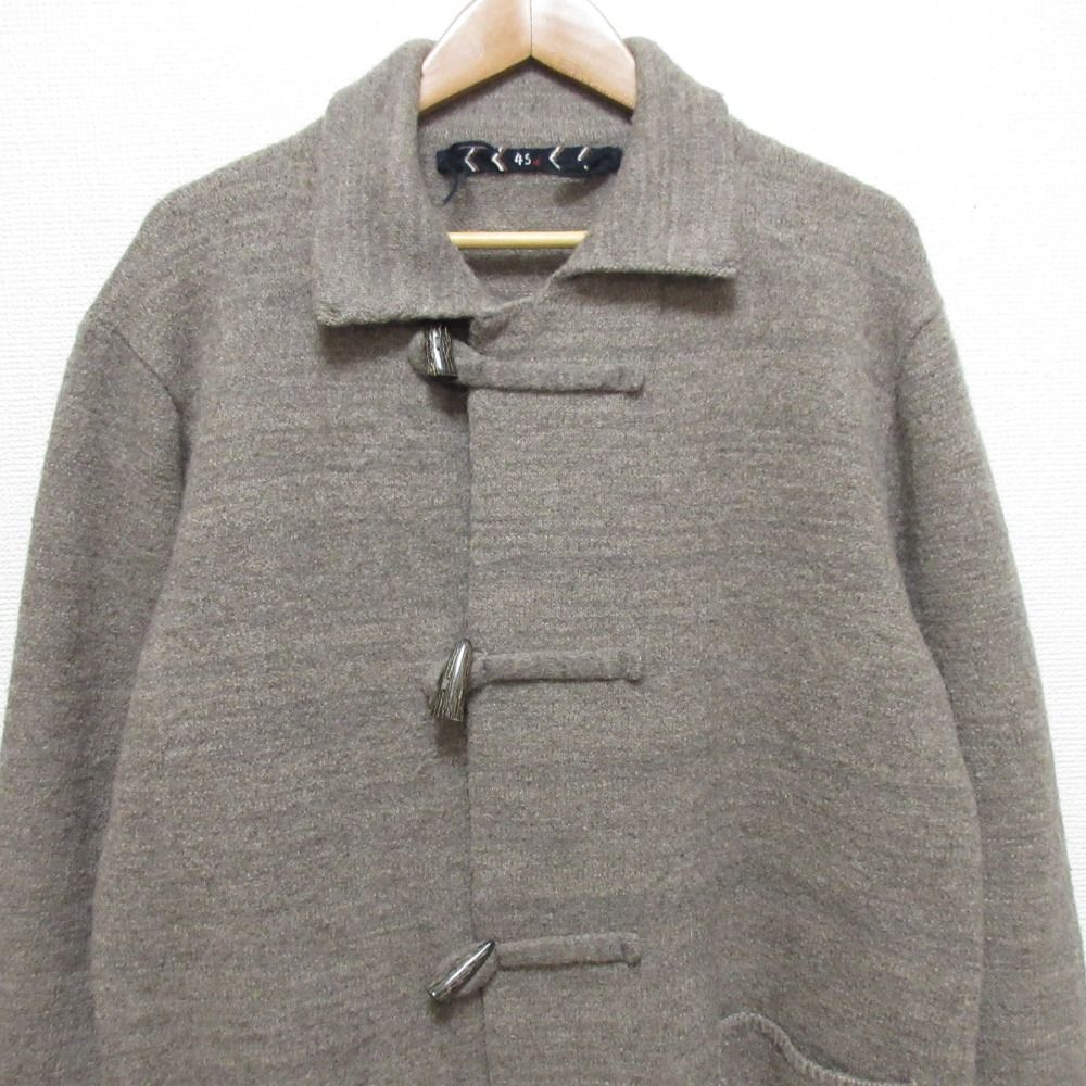 美品 45R フォーティファイブアール フロート縮絨ハーフコート