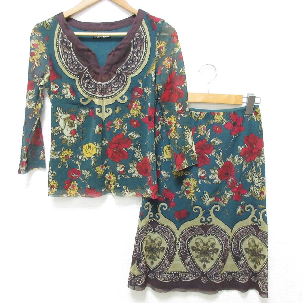 美品 VIVIENNE TAM ヴィヴィアンタム オリエンタルプリント パワー