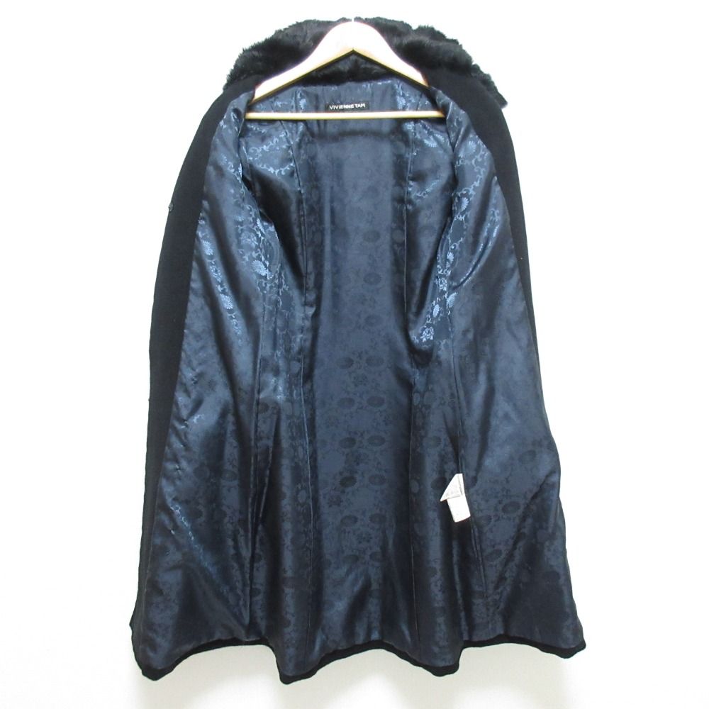 良品 VIVIENNE TAM ヴィヴィアンタム 襟ファー スタンドカラー