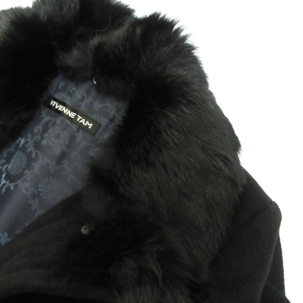 良品 VIVIENNE TAM ヴィヴィアンタム 襟ファー スタンドカラー