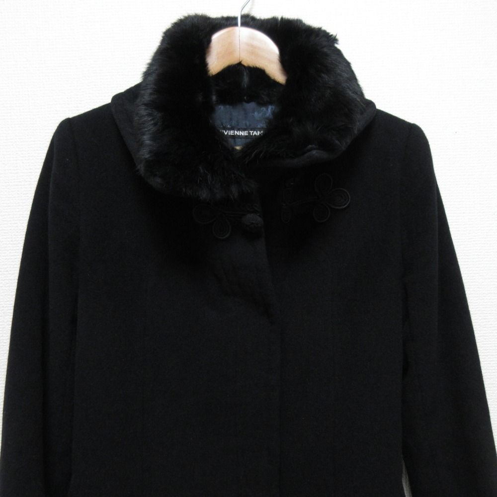 良品 VIVIENNE TAM ヴィヴィアンタム 襟ファー スタンドカラー