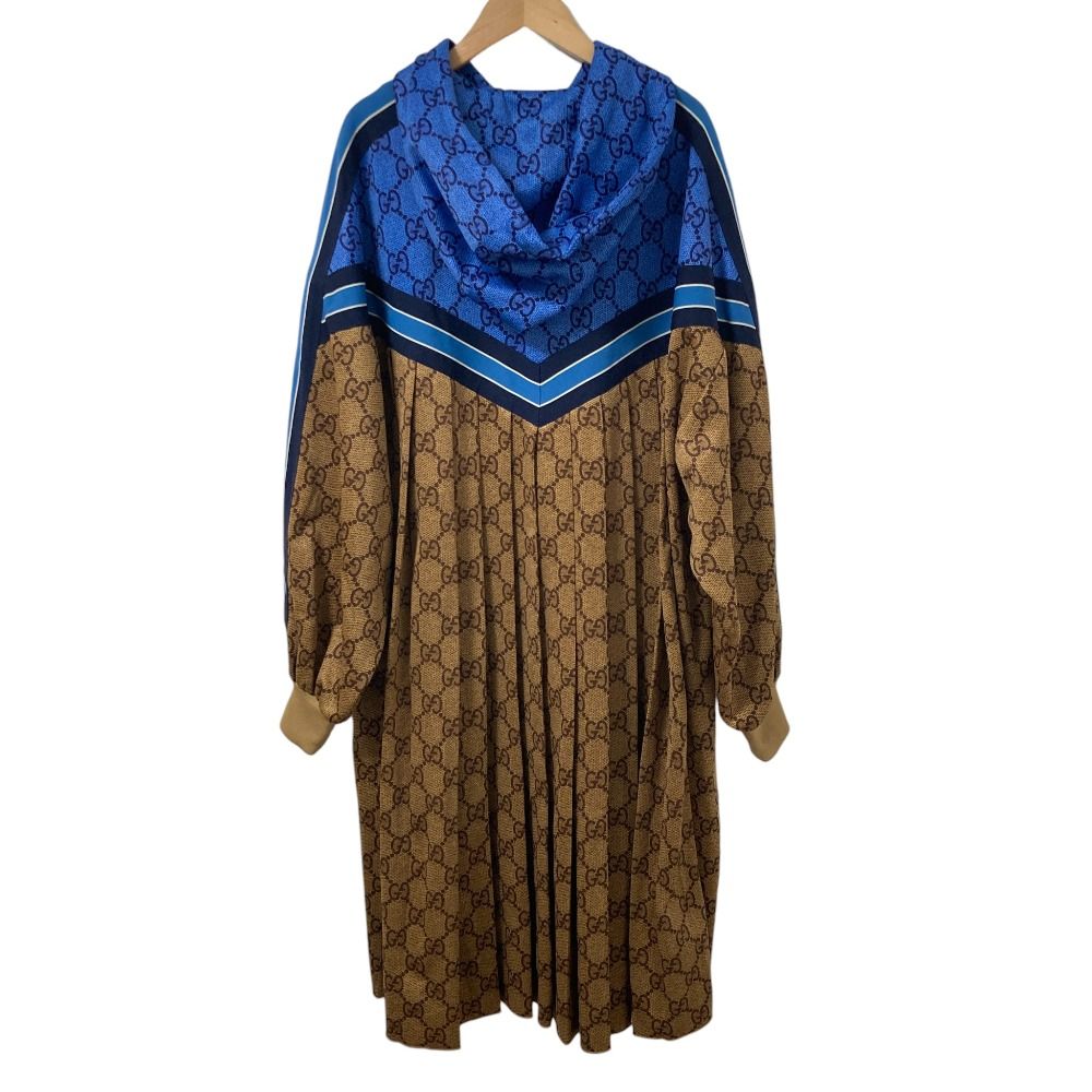 本日まで専用！Gucci テクニカルカラー切り替えバックプリーツパーカー 美品 GUCCI グッチ GGテクニカルカラー切替 バックプリーツ ジャージー