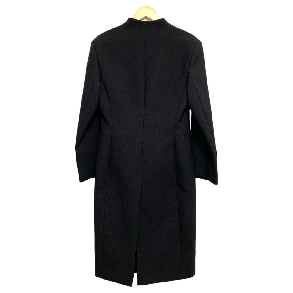 サルヴァトーレフェラガモ ロングコート XL ウール 黒 イタリア製 保温