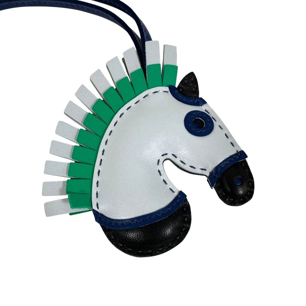 未使用 HERMES エルメス ジージーカマイユ チャーム ロデオ ライト