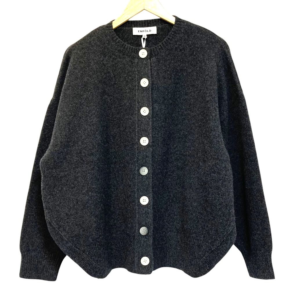 未使用 25AW ENFOLD エンフォルド CIRCLE CARDIGAN オーバーサイズ
