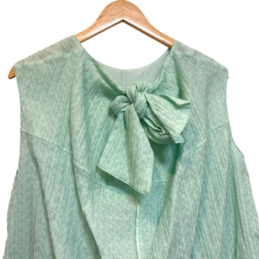 未使用 BLAMINK ブラミンク コットンナイロンシルク バックリボン