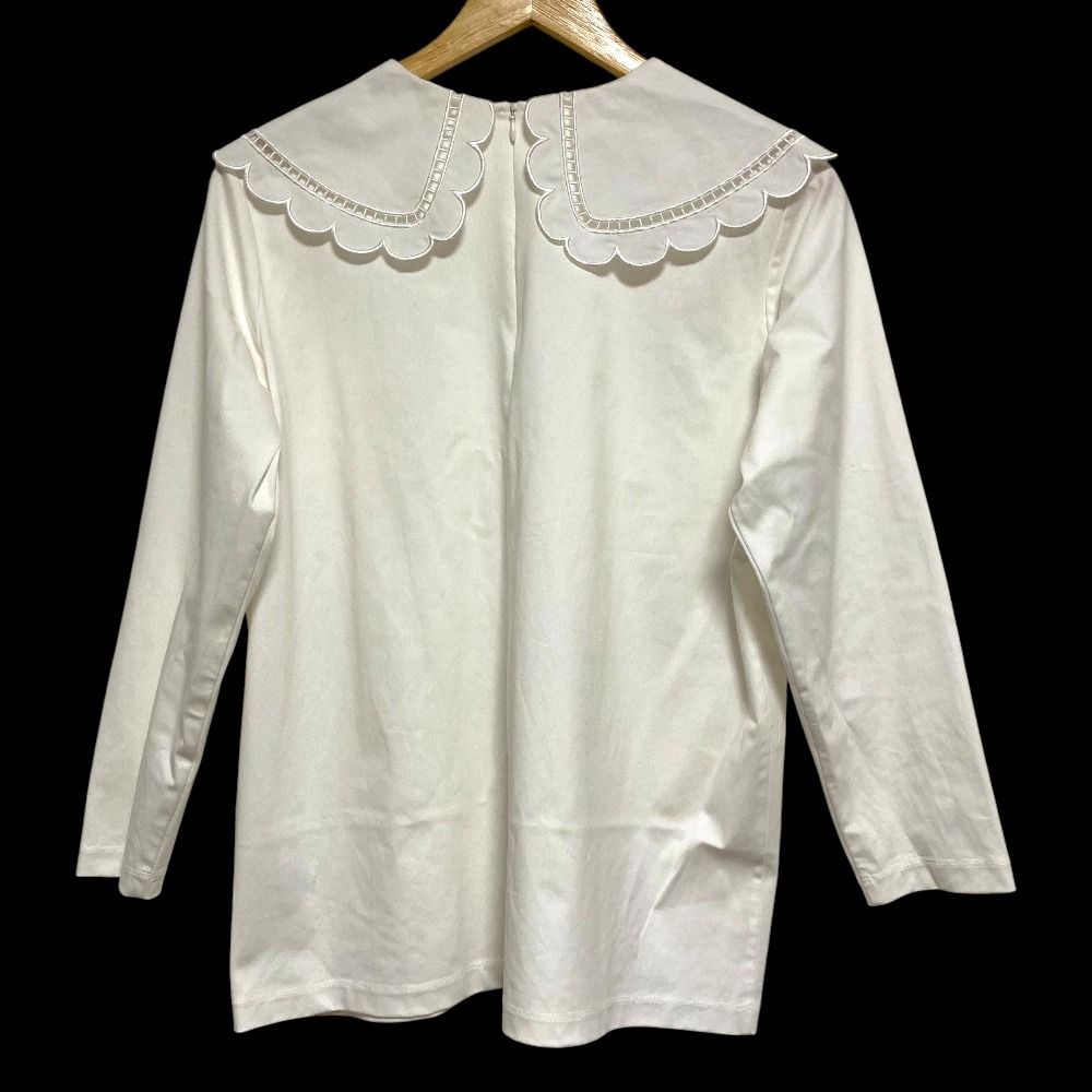 良品 yori ヨリ スカラップカラーロンTee ブラウス YR2211-137AW