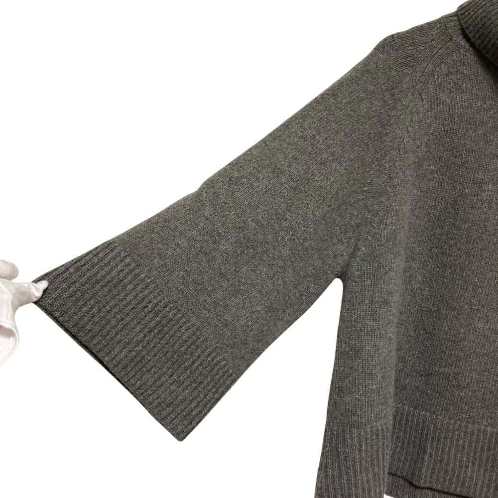 美品 Theory セオリー エアリーウール カシミヤ タートルネックプル