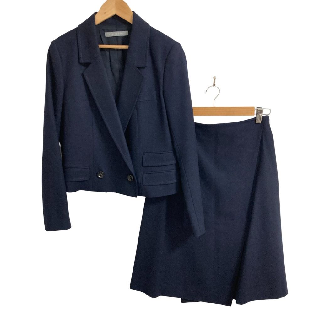 美品 theory luxe セオリーリュクス サキソニーソフト ダブル