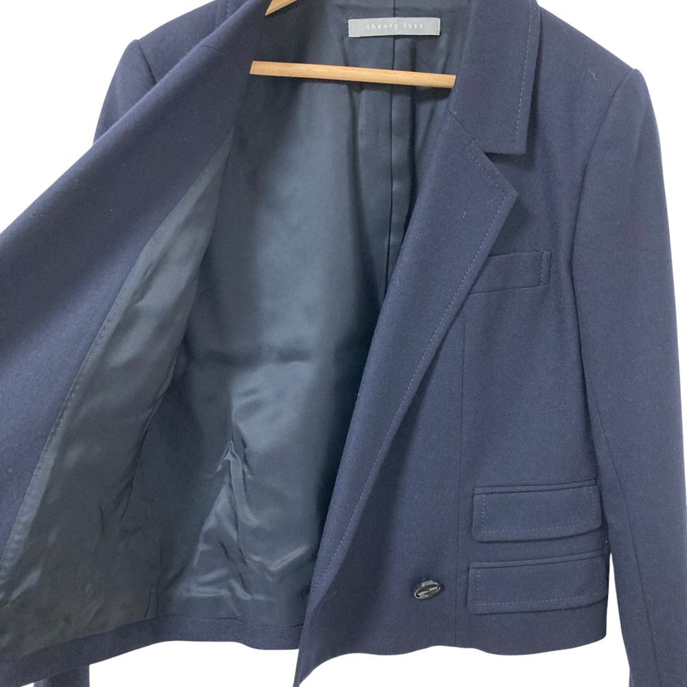 美品 theory luxe セオリーリュクス サキソニーソフト ダブル