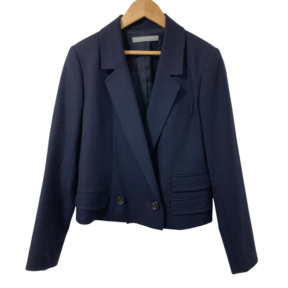 美品 theory luxe セオリーリュクス サキソニーソフト ダブル