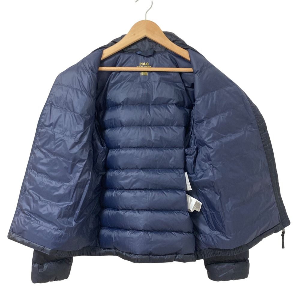 美品 POLO RALPH LAUREN ポロラルフローレン ナイロン ショート ダウン