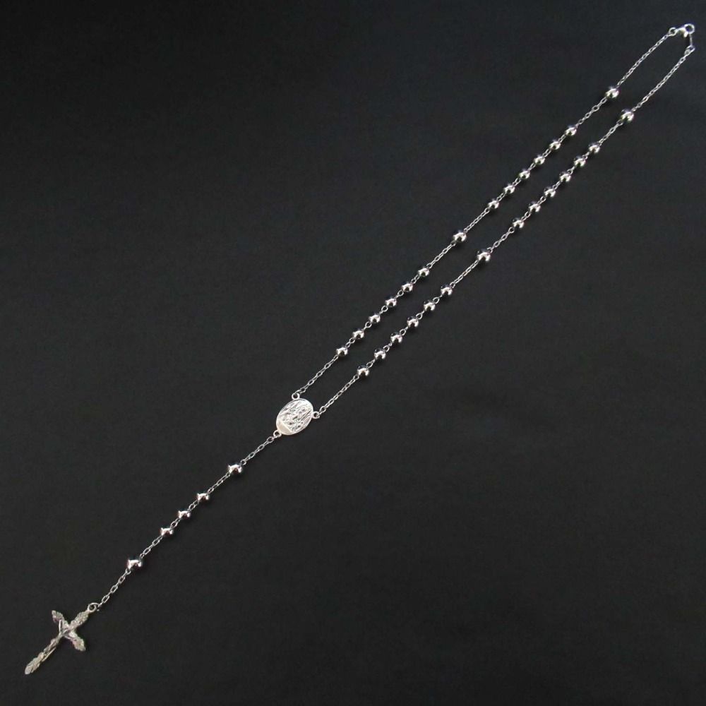 美品 DOLCE&GABBANA ドルチェ&ガッバーナ ロザリオ ネックレス 925SV