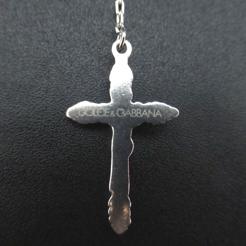 美品 DOLCE&GABBANA ドルチェ&ガッバーナ ロザリオ ネックレス 925SV