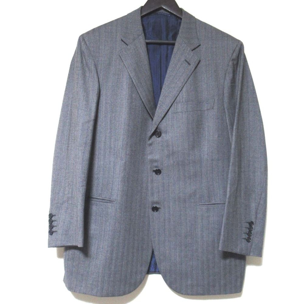 美品 Brioni ブリオーニ ヘリンボーンピンストライプ 3B テーラード